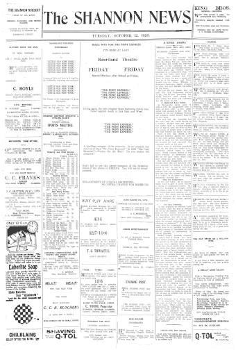 Issue page