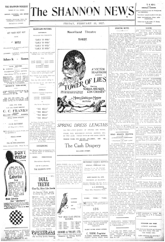 Issue page