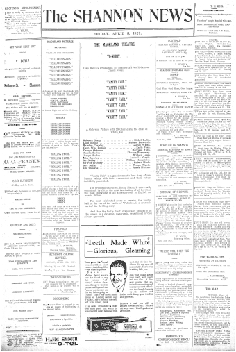 Issue page