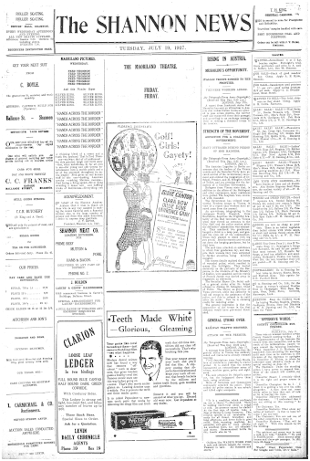 Issue page