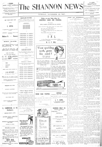 Issue page