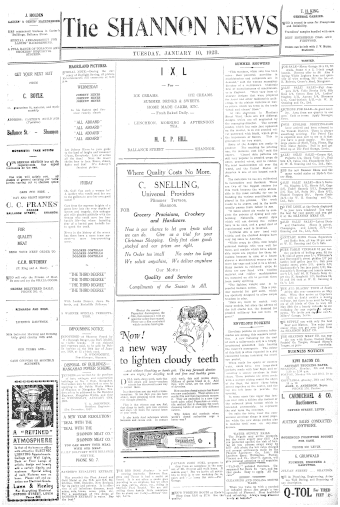 Issue page