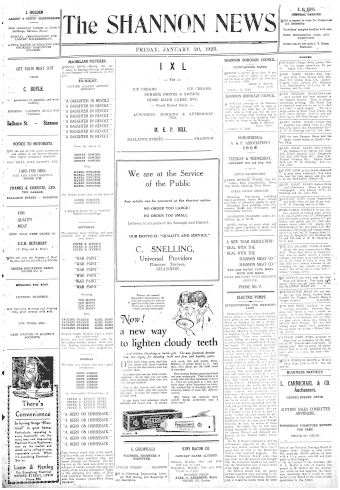Issue page