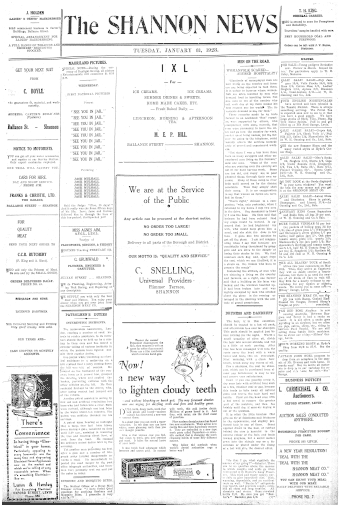 Issue page