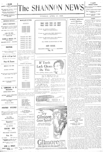 Issue page