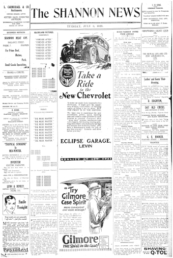 Issue page