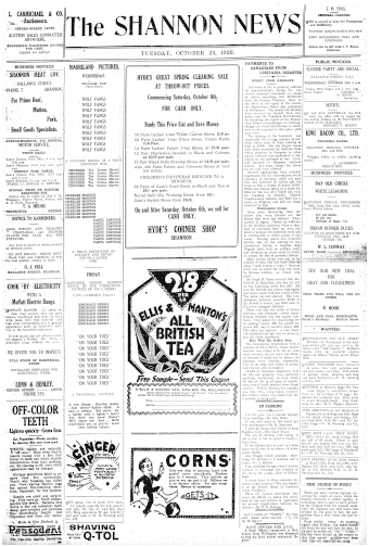 Issue page