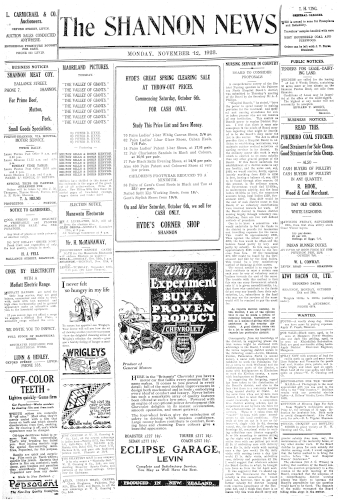 Issue page