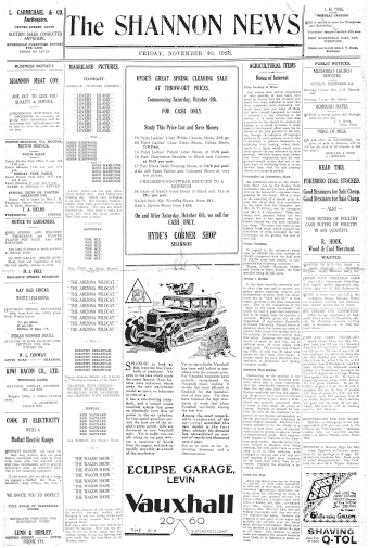 Issue page