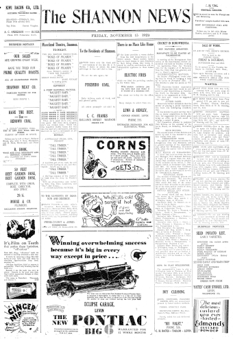 Issue page