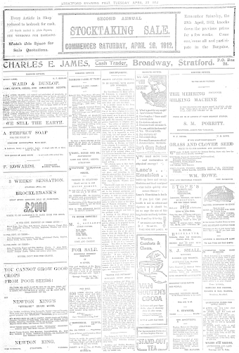 Issue page