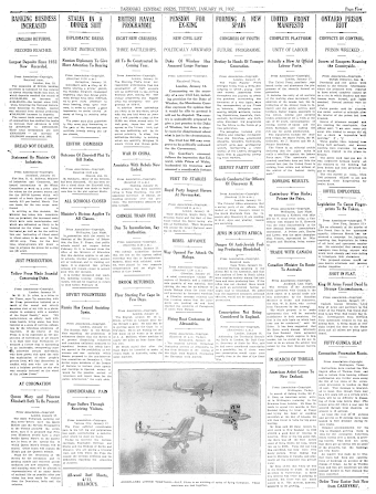 Issue page