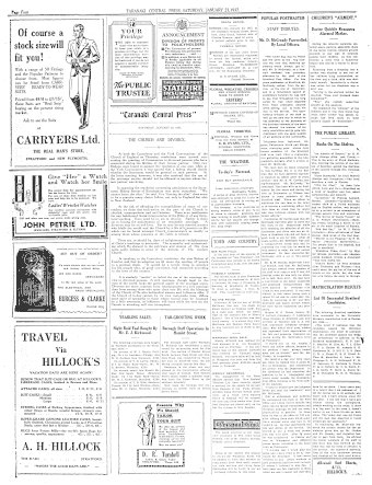 Issue page
