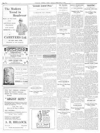 Issue page