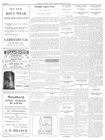 Issue page