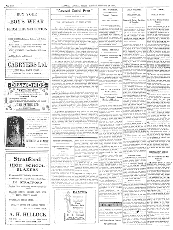 Issue page
