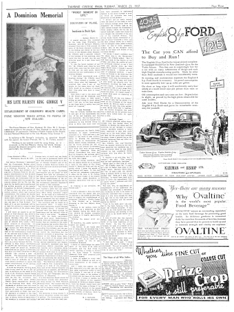 Issue page