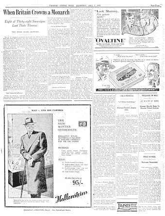 Issue page