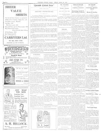 Issue page