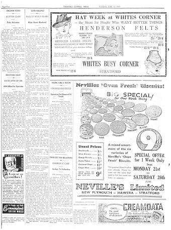 Issue page