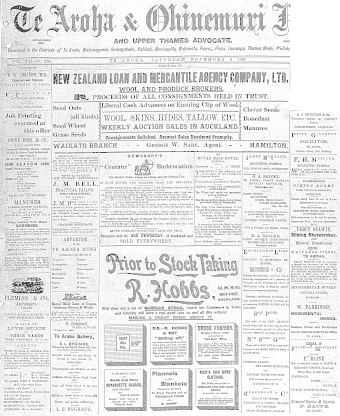 Issue page