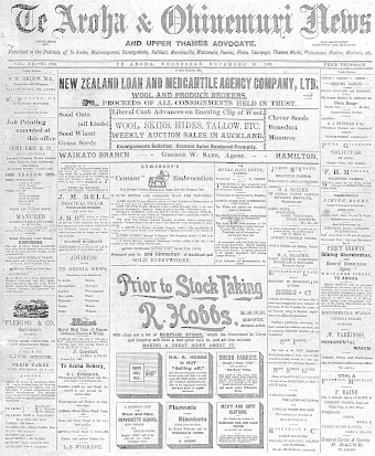 Issue page