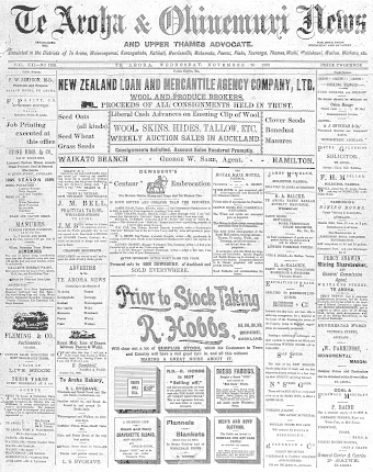Issue page