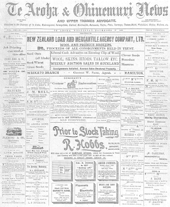 Issue page