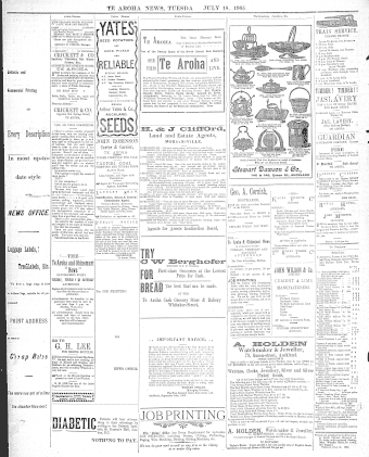 Issue page
