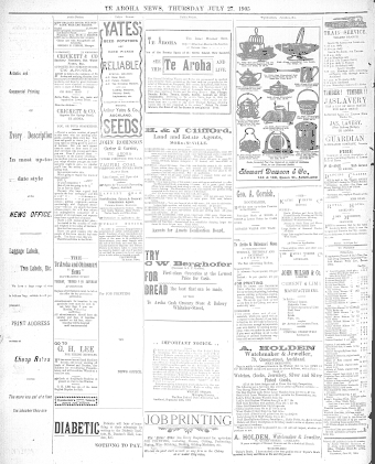 Issue page