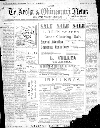 Issue page