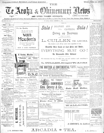 Issue page