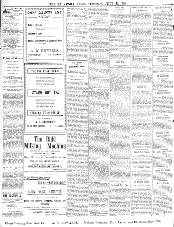 Issue page