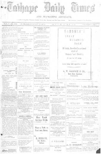 Issue page