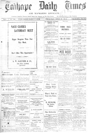 Issue page