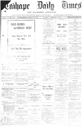 Issue page