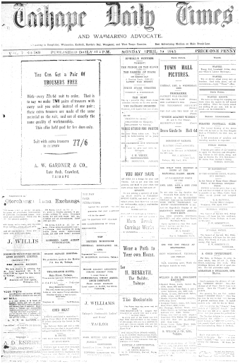 Issue page
