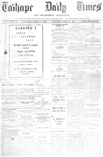 Issue page