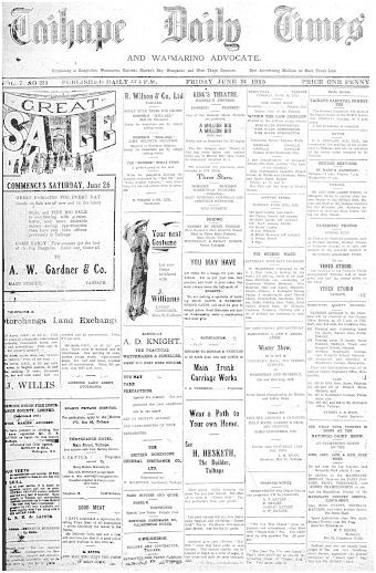 Issue page