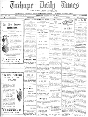 Issue page