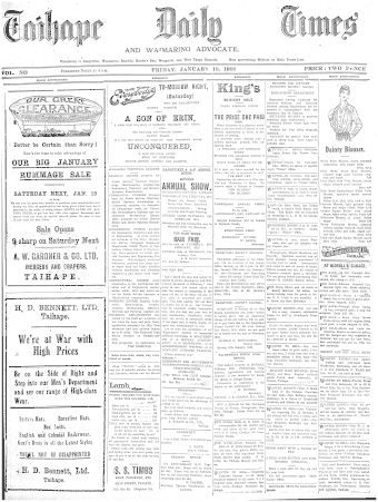 Issue page
