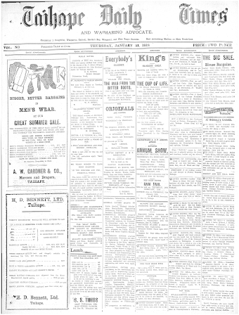 Issue page