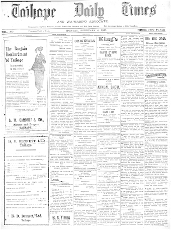 Issue page