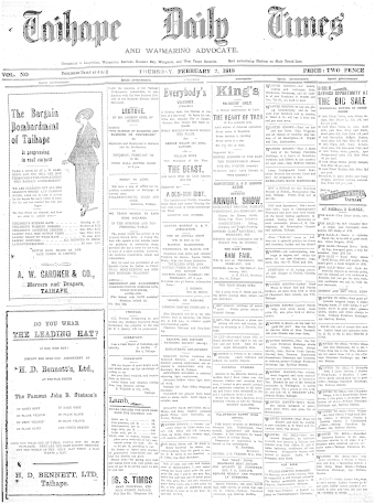 Issue page