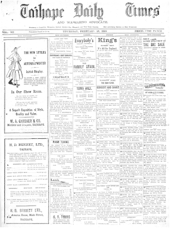 Issue page