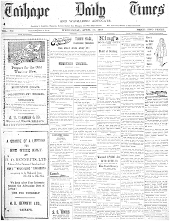 Issue page