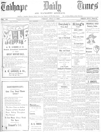 Issue page