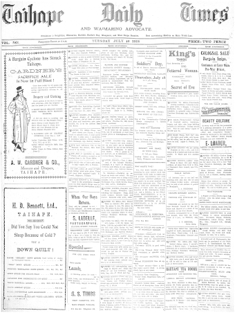 Issue page