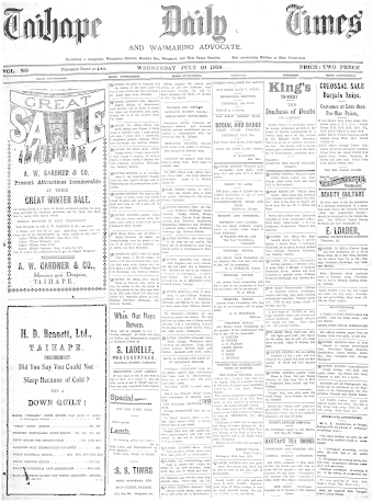 Issue page
