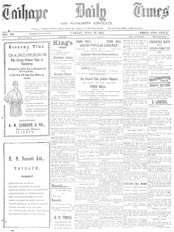 Issue page